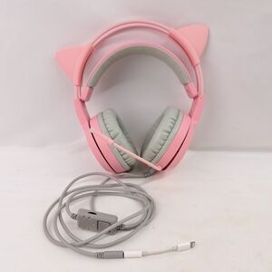 Pink Cat Ear Kids Headphones